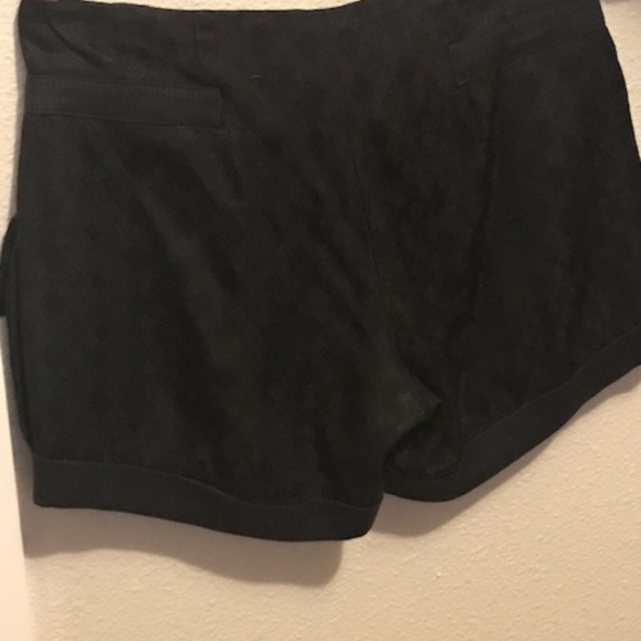 Mayle Mid Rise Dress Shorts with Buttons - Picture 3 of 4